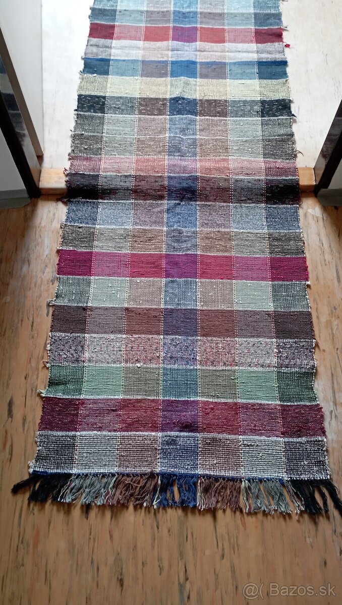 Starý ručne tkaný koberec... - 10