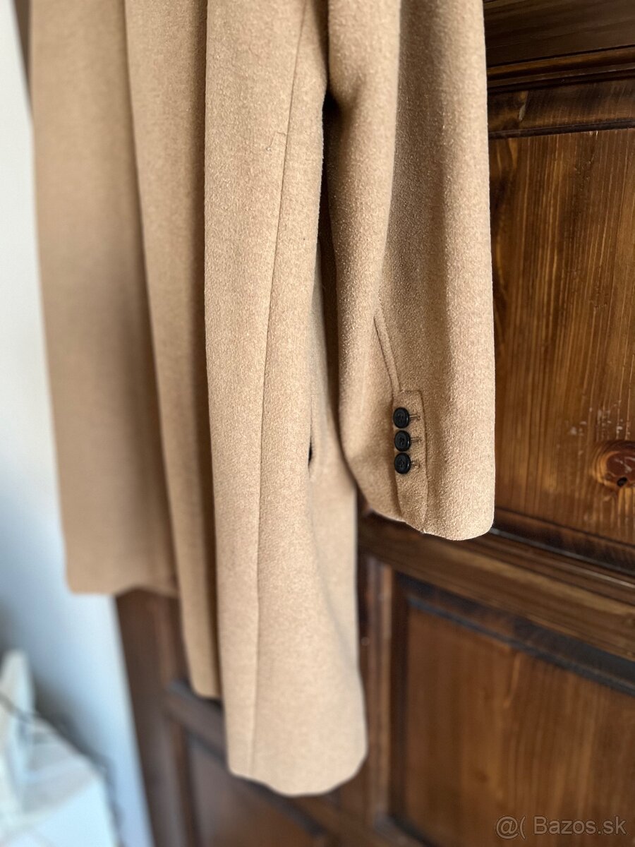 RESERVED Pánsky hnedý kabát XL - 10