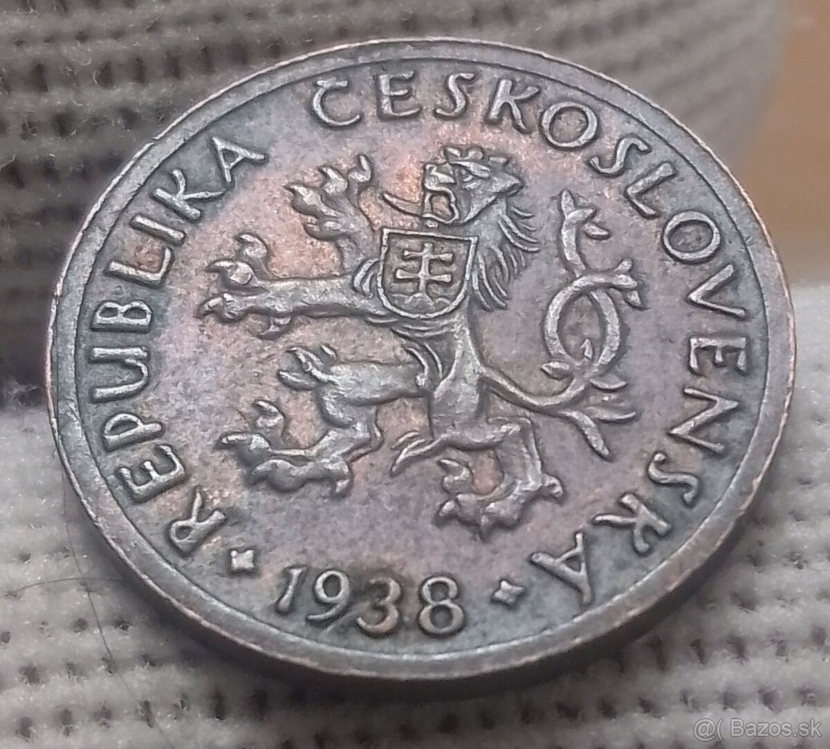 Československé meď.5 haliere. - 10