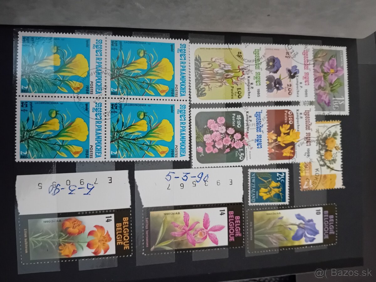Album známok flóra - 10