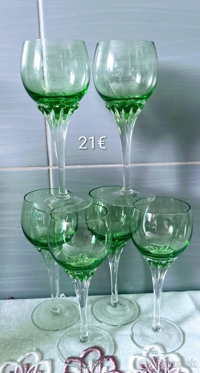 Retro zelené sklo - 10