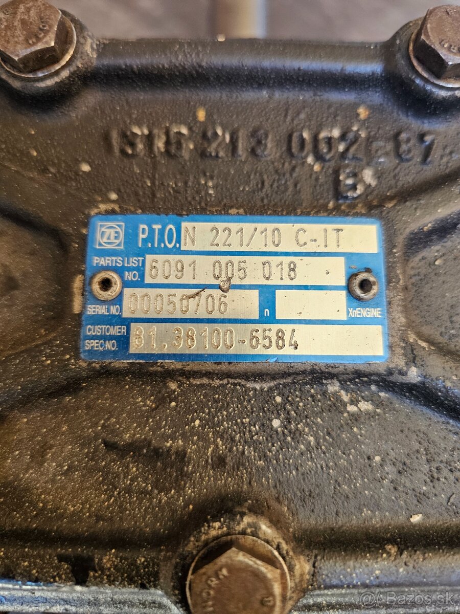 PTO na hydrauliku na prevodovku ZF - 10