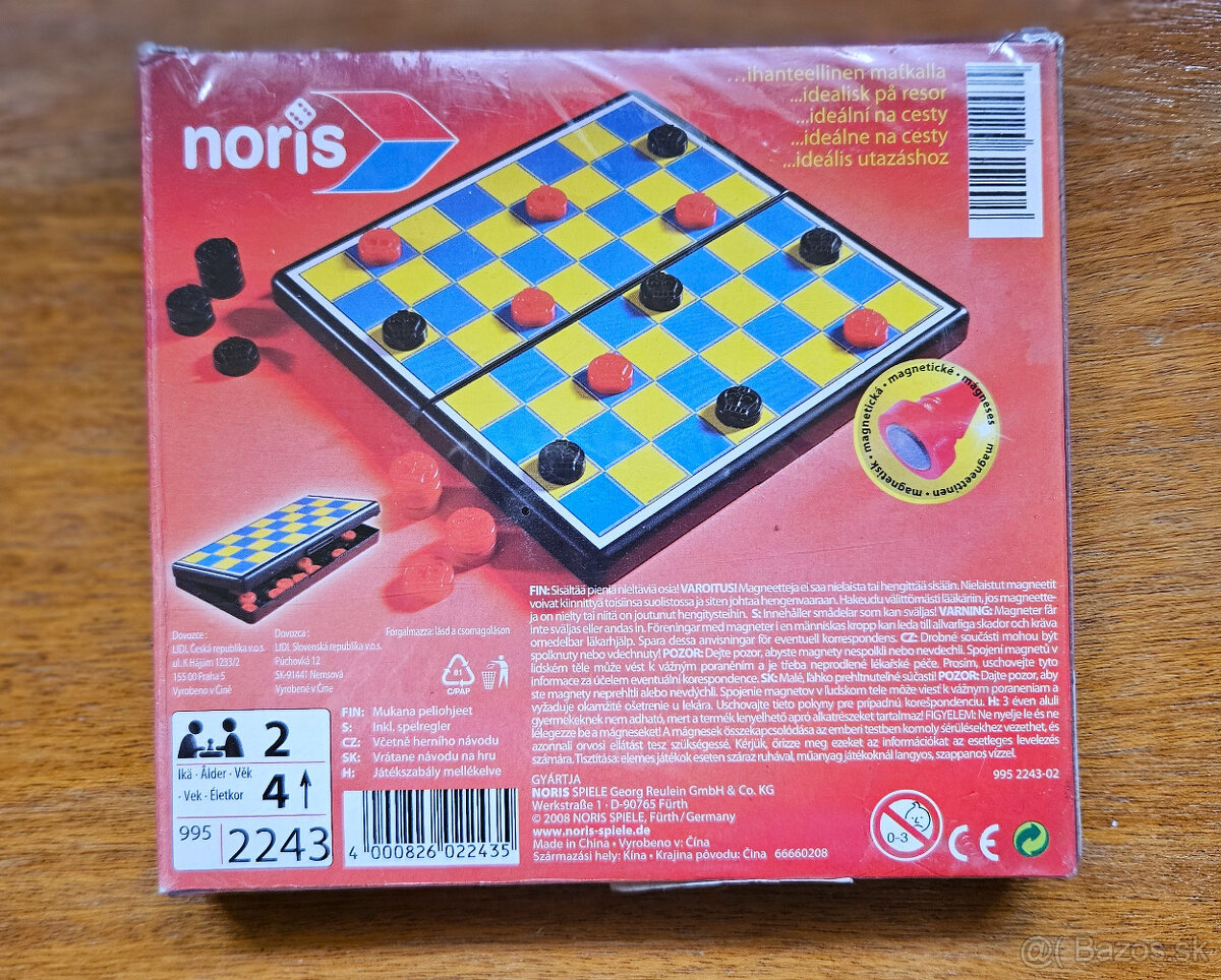 Magnetické cestovné spoločenské hry, 2ks - 10