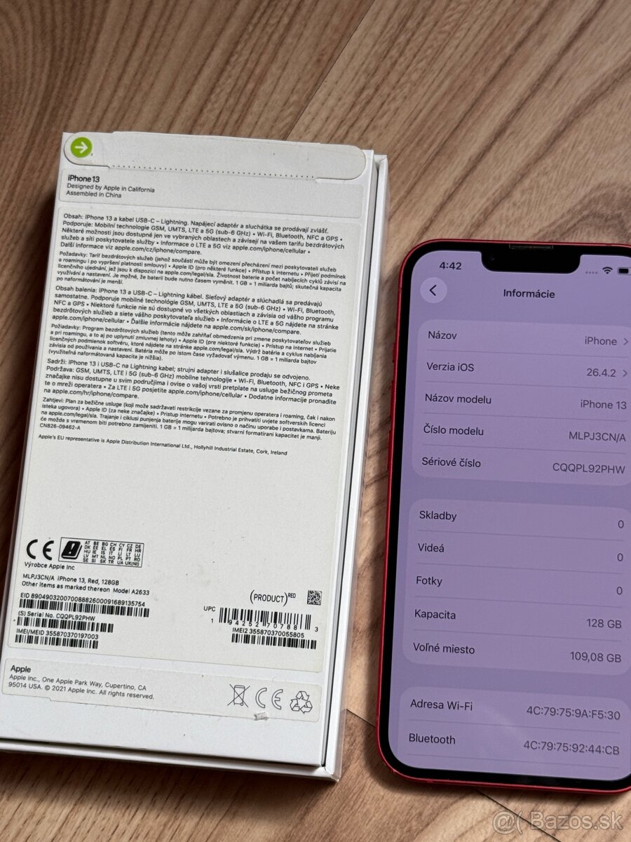 iPhone 13 red TOP stav - 10