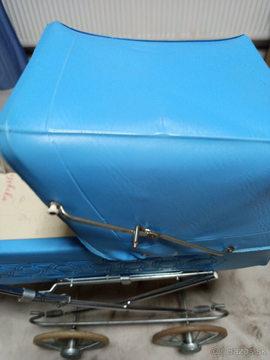 Detský retro kočík kočiar pre bábiky - 10