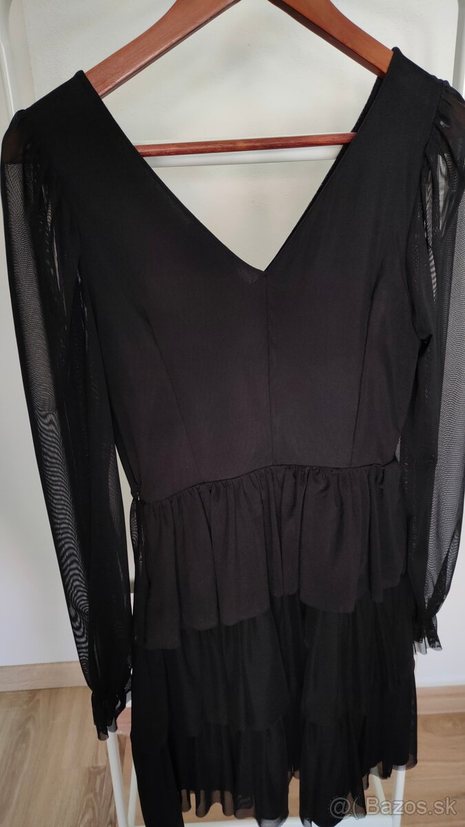 Krásne čierne šaty MOHITO veľ. S /.36 - 10