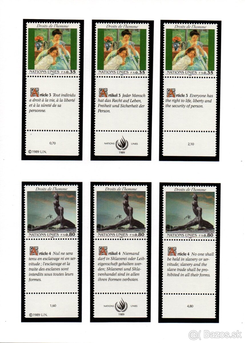 OSN Genf - zbierka 1969 - 1990 - 10