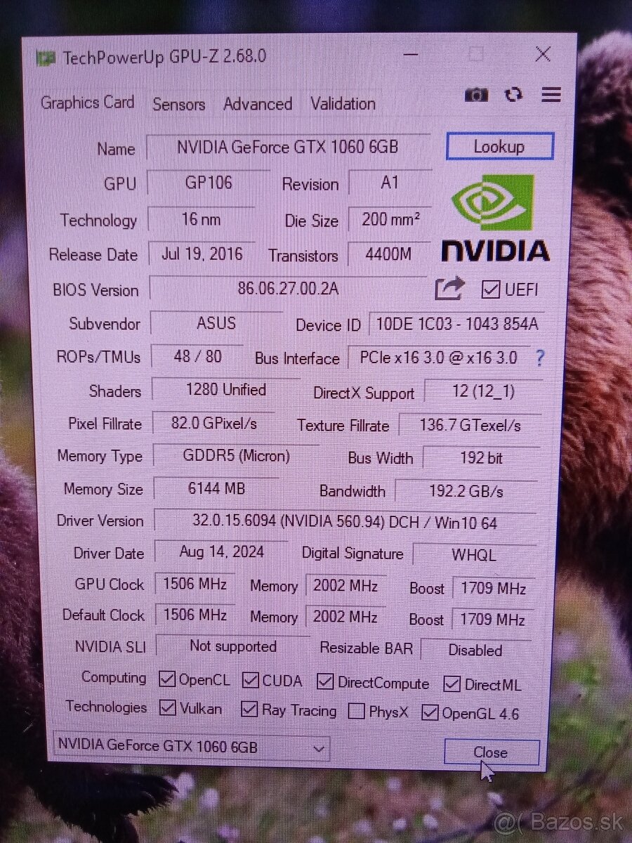 HP Z420, 20GB RAM, Nvidia GTX1060 6GB, SSD+1TB HDD - 10