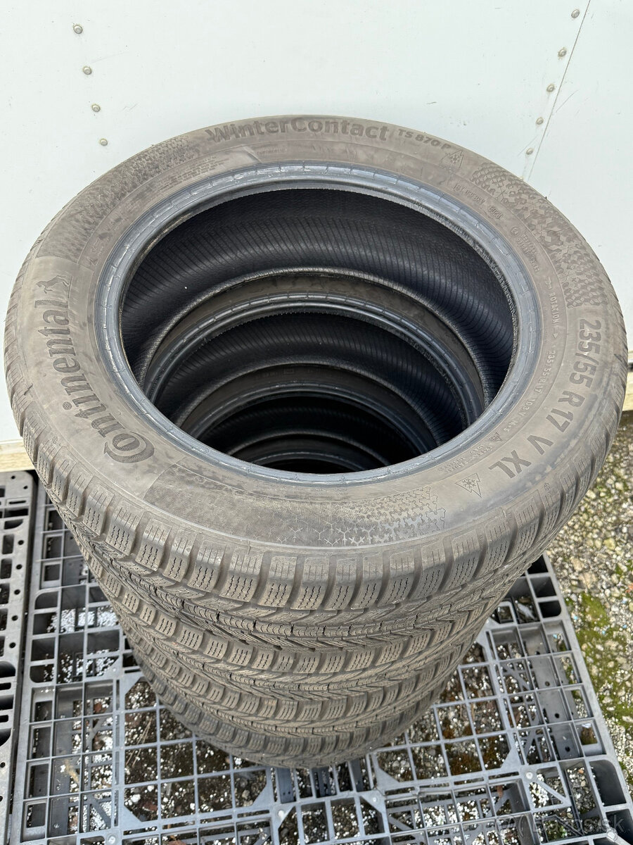 PREDÁM 4kusy zimné pneumatiky CONTINENTAL 235/55 R17 103V XL - 10