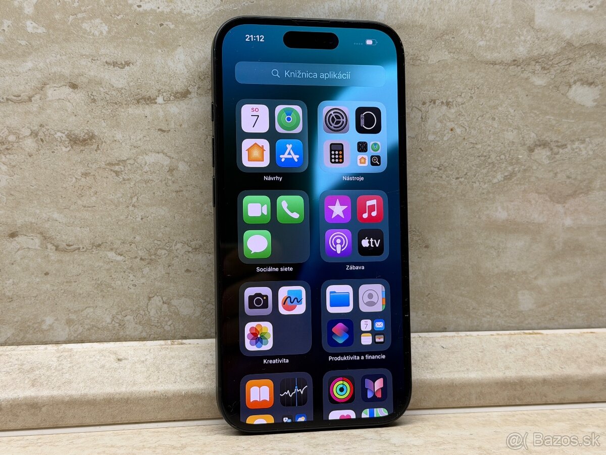 iPhone 16 256GB Black, 8 cyklov, 100% - 10