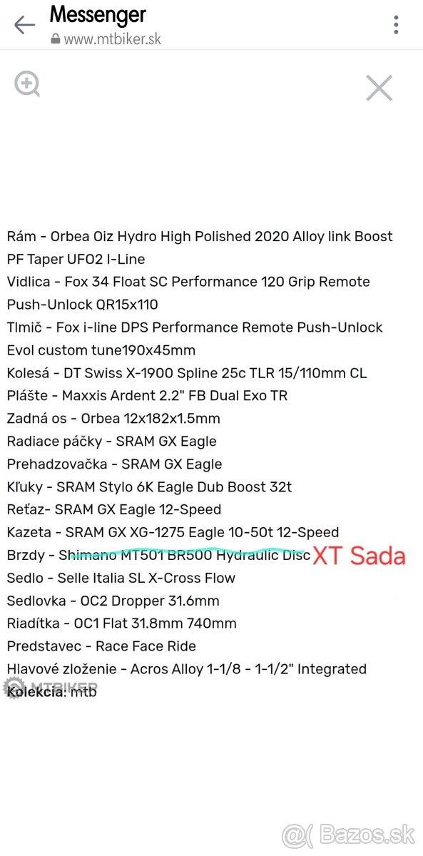 Orbea Oiz H10 TR 2020 L - 10