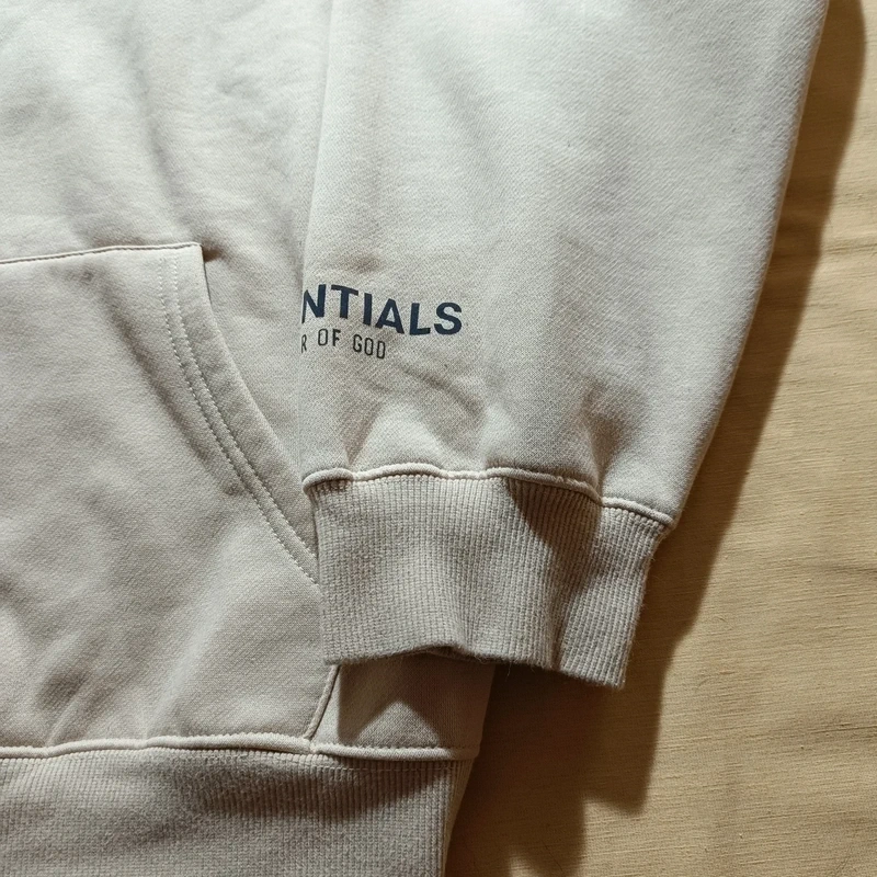 Essentials Fear of God baggy béžová mikina s kapucňou XL - 10