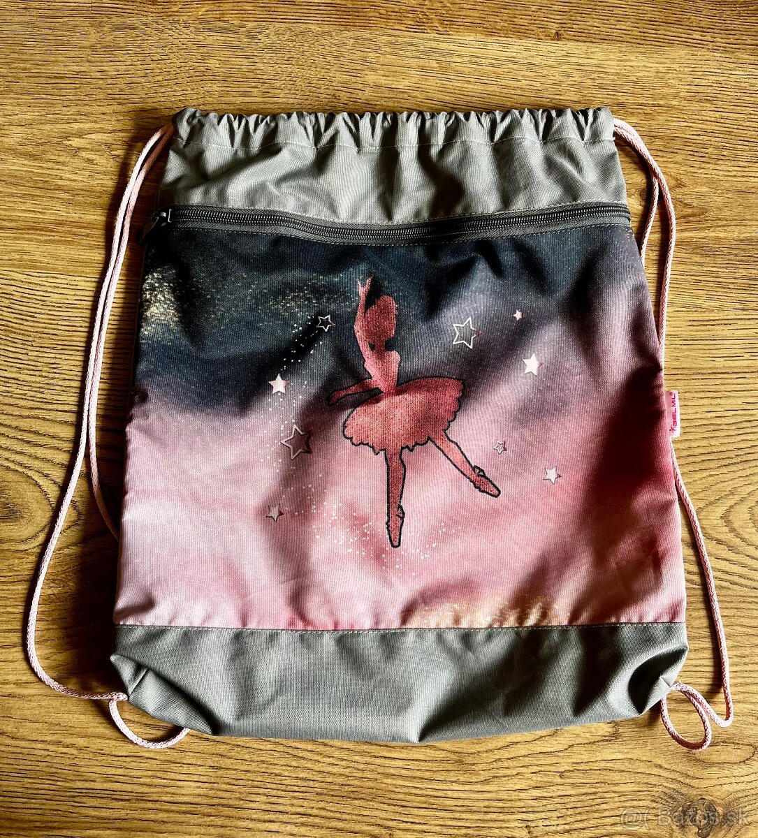 Školská taška Belmil Ballerina - set peračník, vak - 10