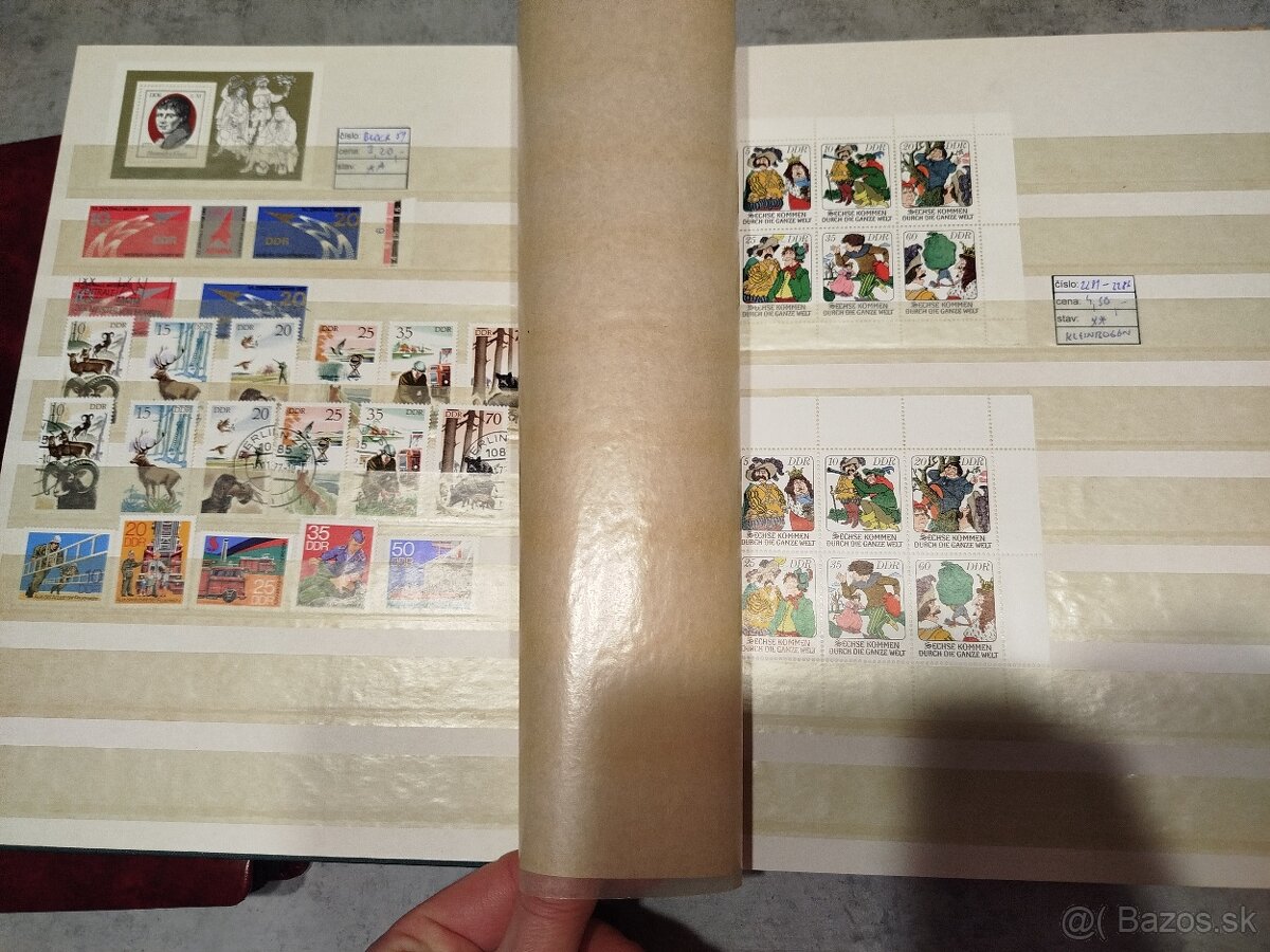 DDR - 4 albumy známok (r. 1949-1985) - 10
