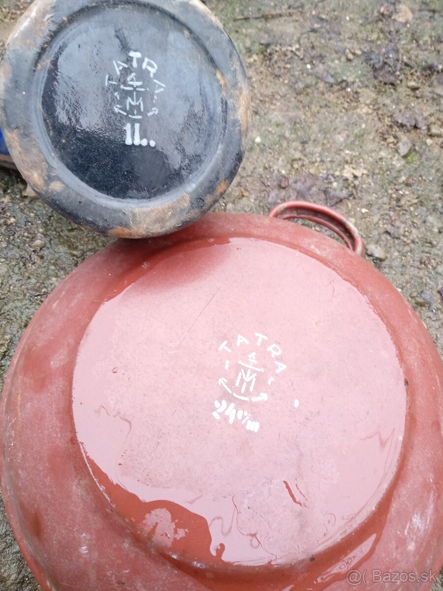 Plech a smalt nadoby - 10