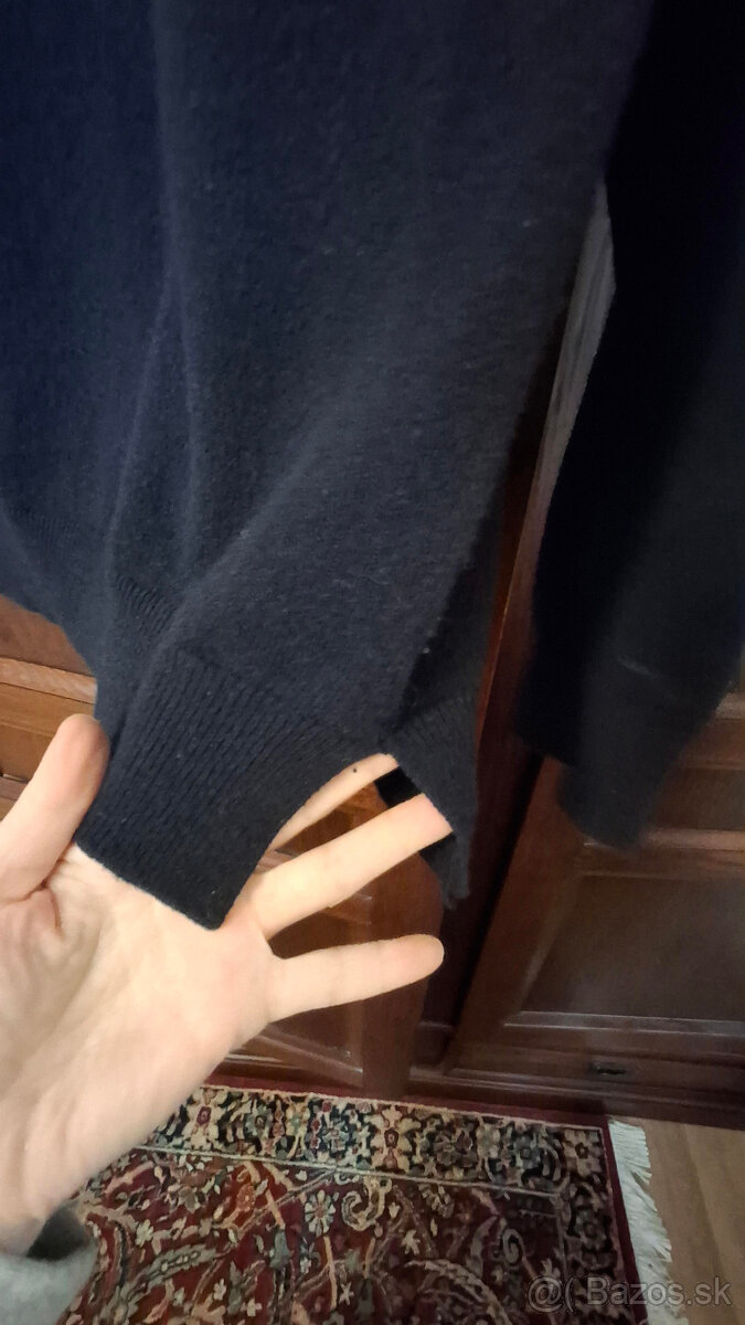 tmavomodrý sveter gant S - 10