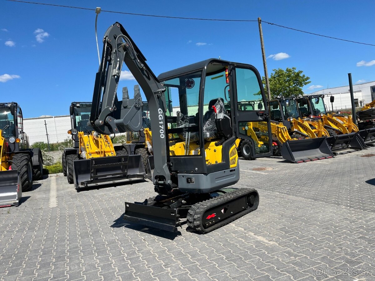 Minibáger GG1700CAB Koncoročná AKCIA + Dovoz GRÁTIS - 10