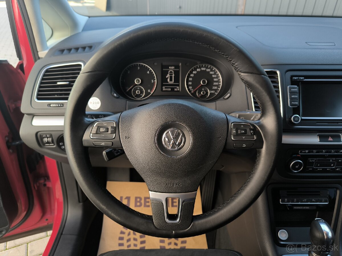 VW SHARAN 2.0TDi DSG | HIGHLINE | ŤAŽNÉ | ALCANTARA | KESSY - 10