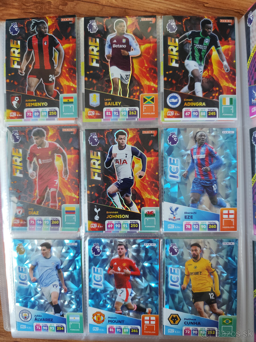 Futbalové kartičky Adrenalyn Premier League 2025 - 10