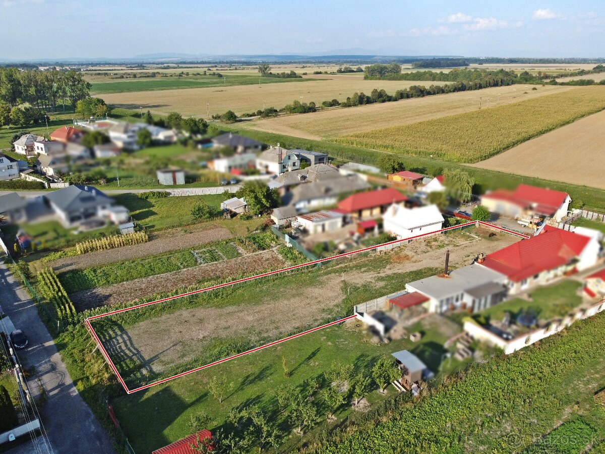Stavebný pozemok 1545m2, predaj, mestská časť Milhostov, okr - 10