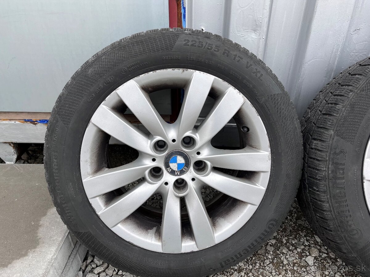 hliníkové disky + zimne pneu BMW 225/55/R17 - 10