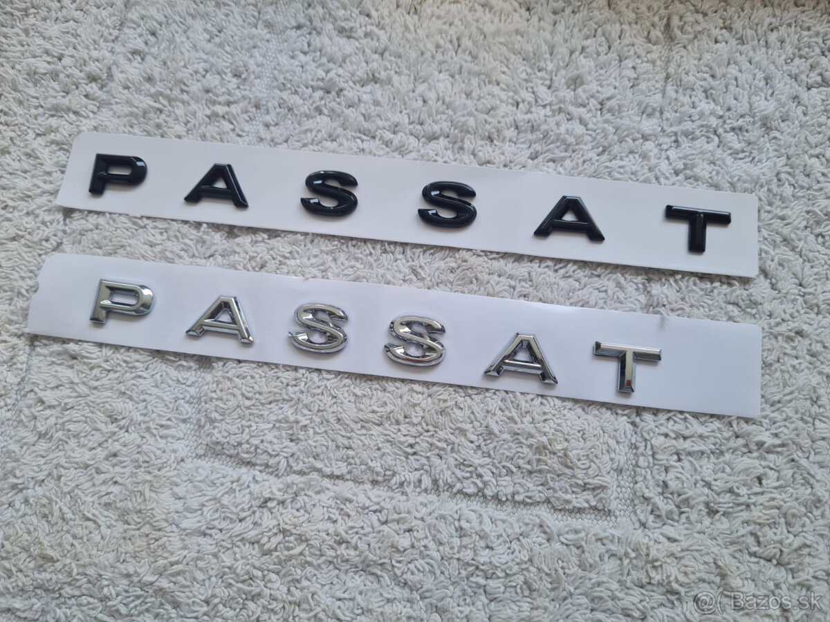 Chrómové a čierne nápisy na kufor VOLKSWAGEN - 10