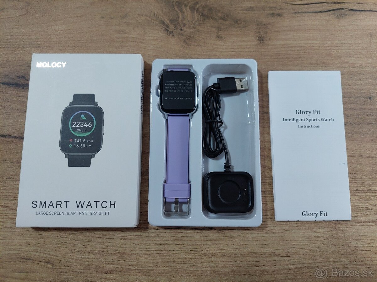 Chytré hodinky Molocy P32D - 1,69 "HD displej, IP68 - 10