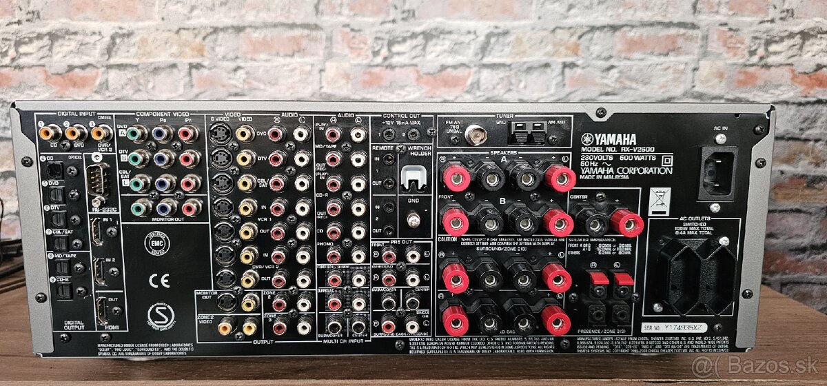 YAMAHA RX-V 2600 7.1 receiver Titan - 10