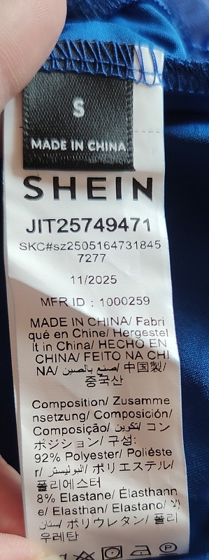 dlhé modre šaty S - 10