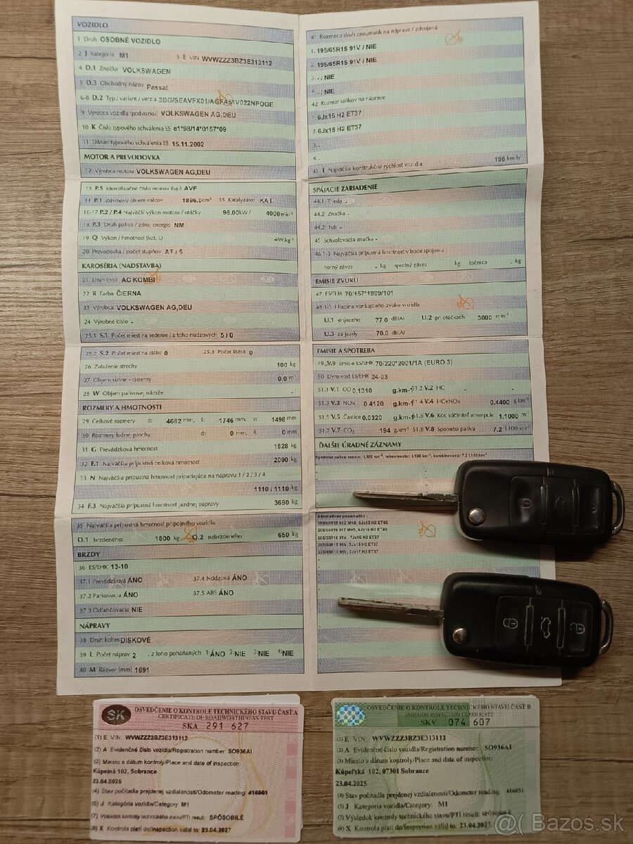 Predám vw Passat variant B5,5 - 10