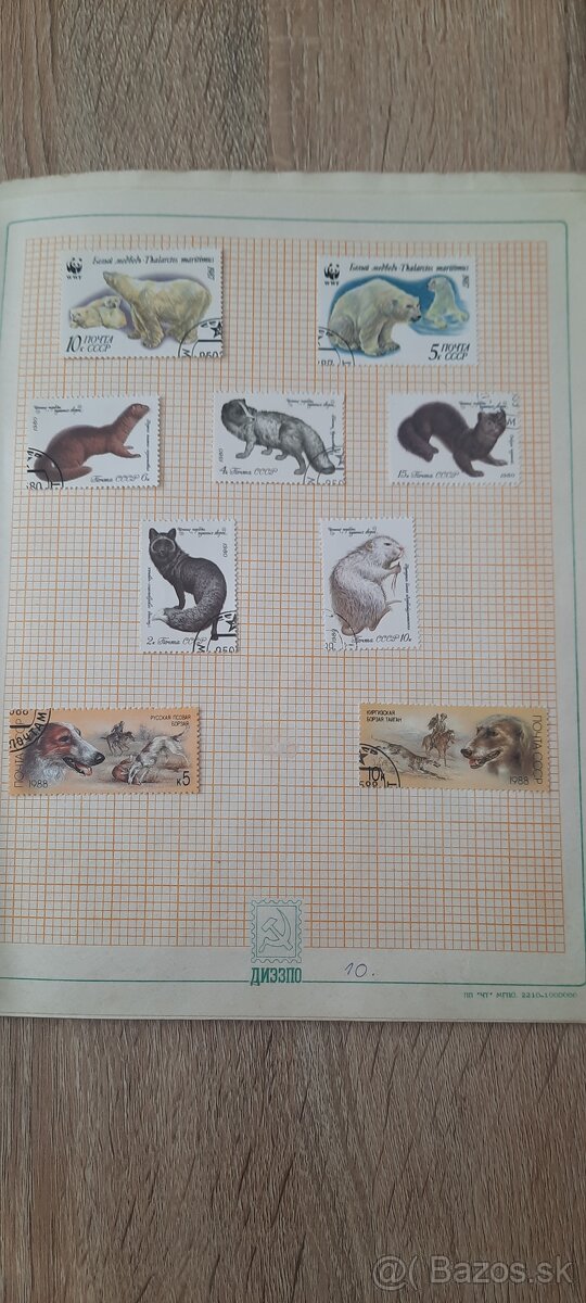 Znamky zo ZSSR - 10