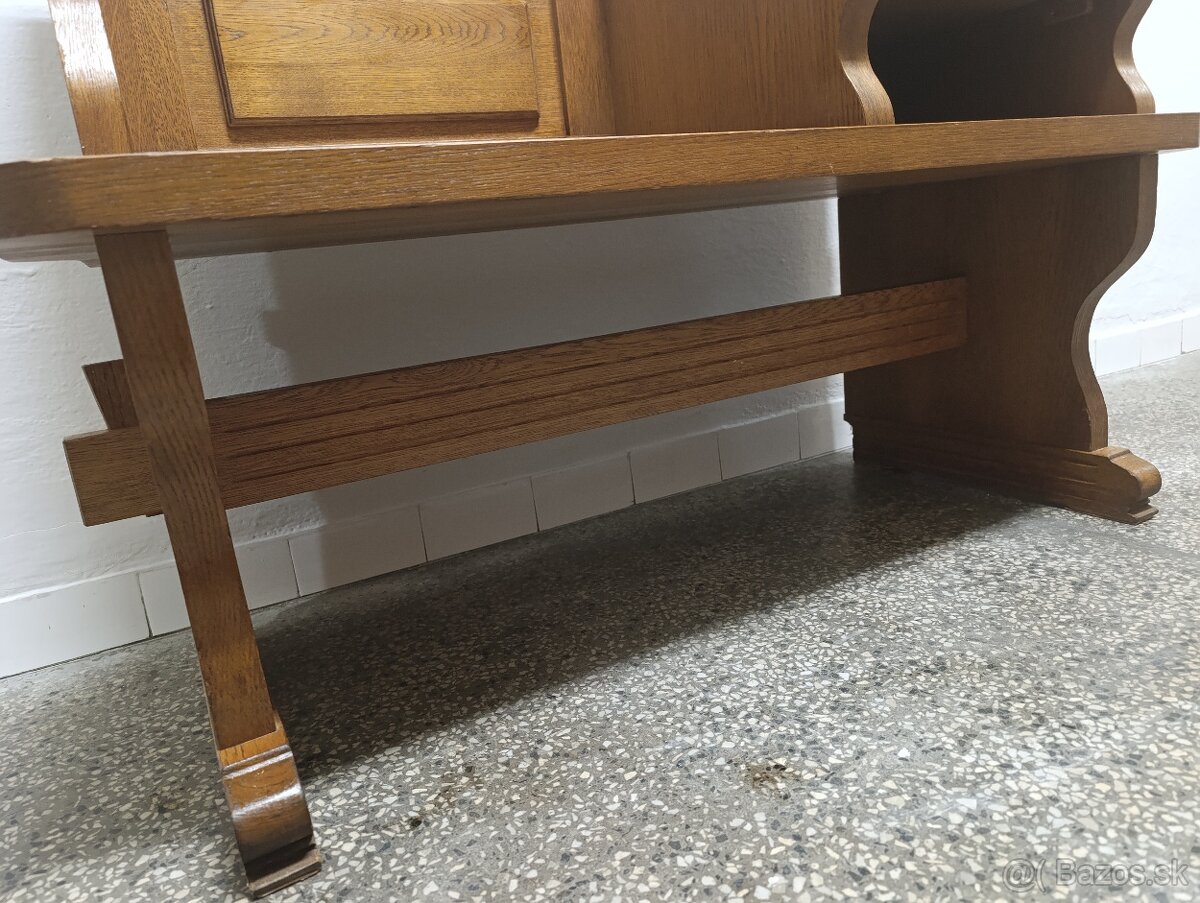 Rustikální botník / lavice, nábytek z masívu - 10