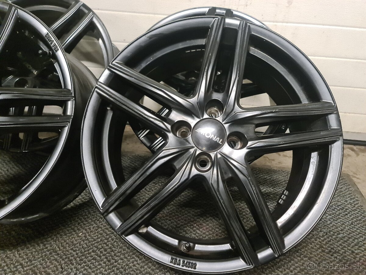 4X100 R17 RONAL ALU-BLACK color - 10