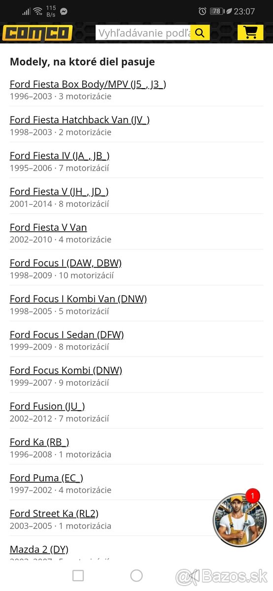 Predné brzdové kotúče TRW FORD FOCUS MK1 - 10