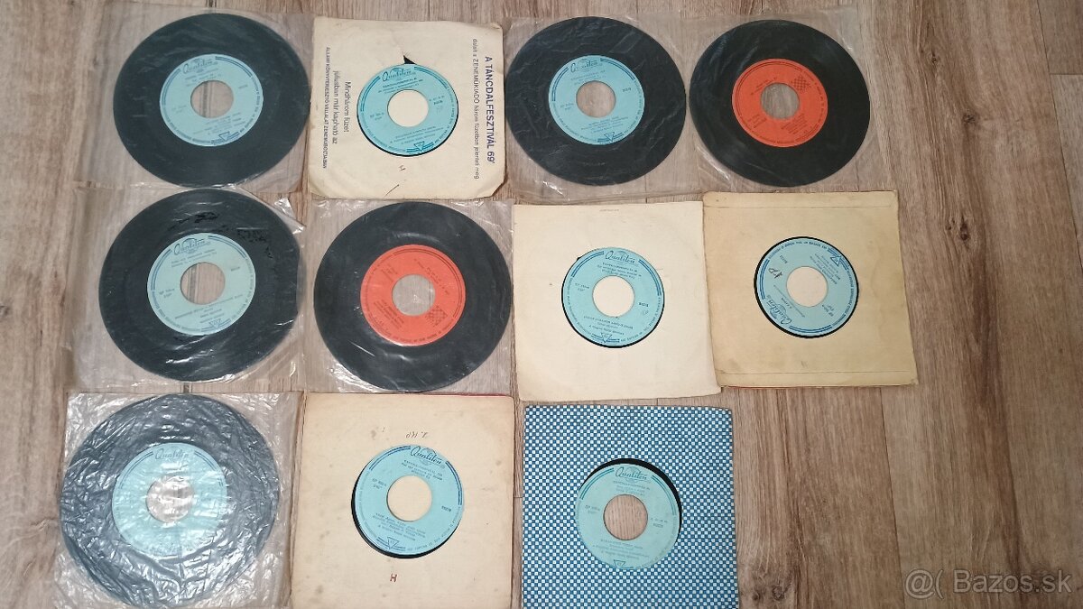 Staré použité vinyly Slovenské a Maďarské platne - 10