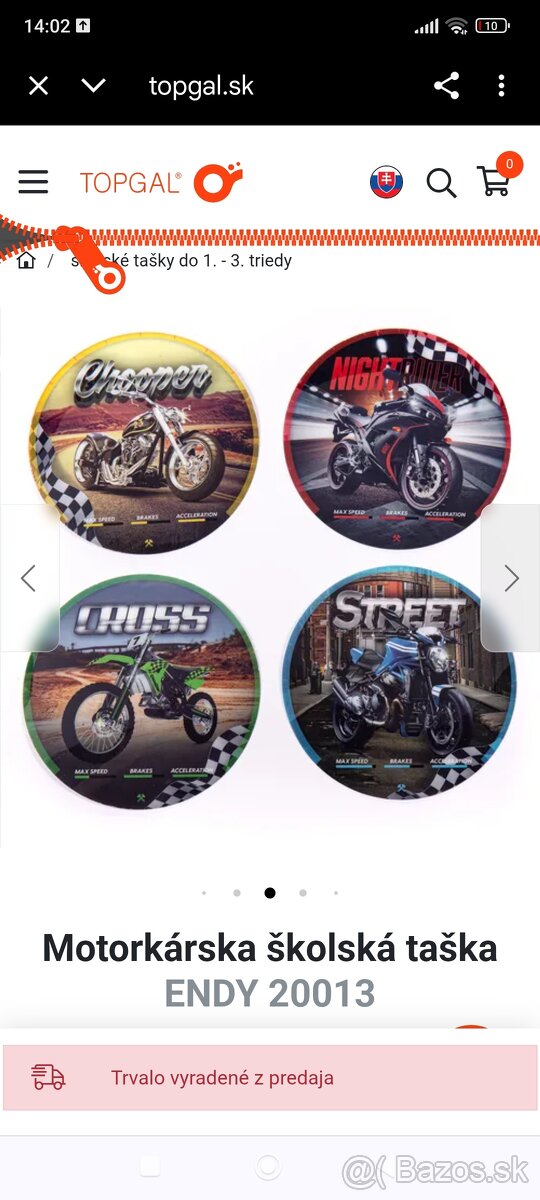 Školská taška Topgal - 10