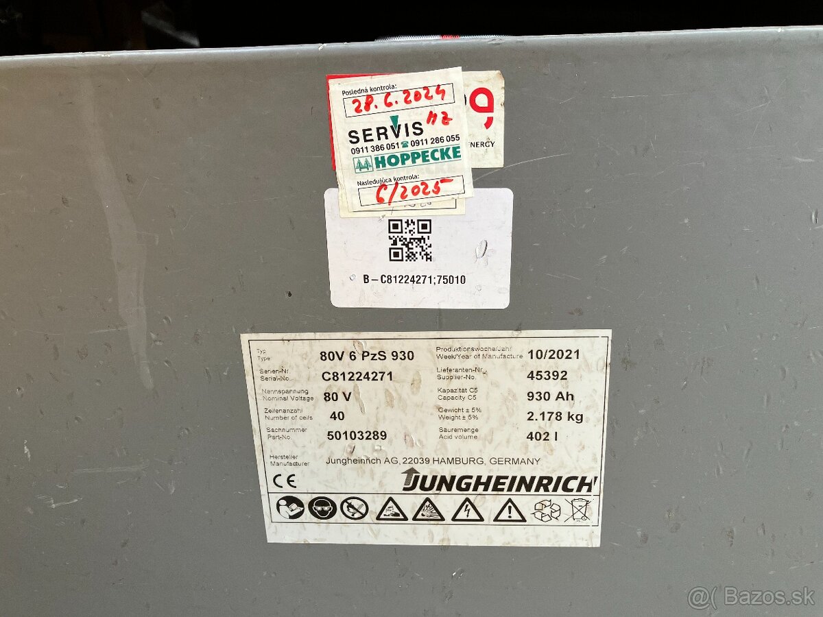 VZV Jungheinrich EFG S50 elektrický (možnosť odpočtu DPH) - 10