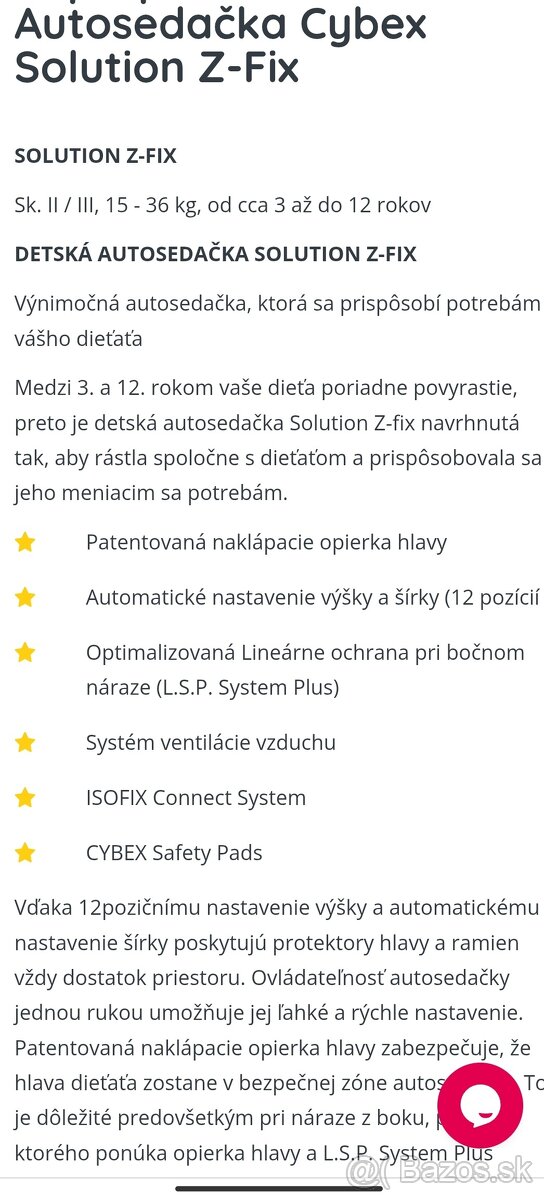 Cybex solution Z fix - 10