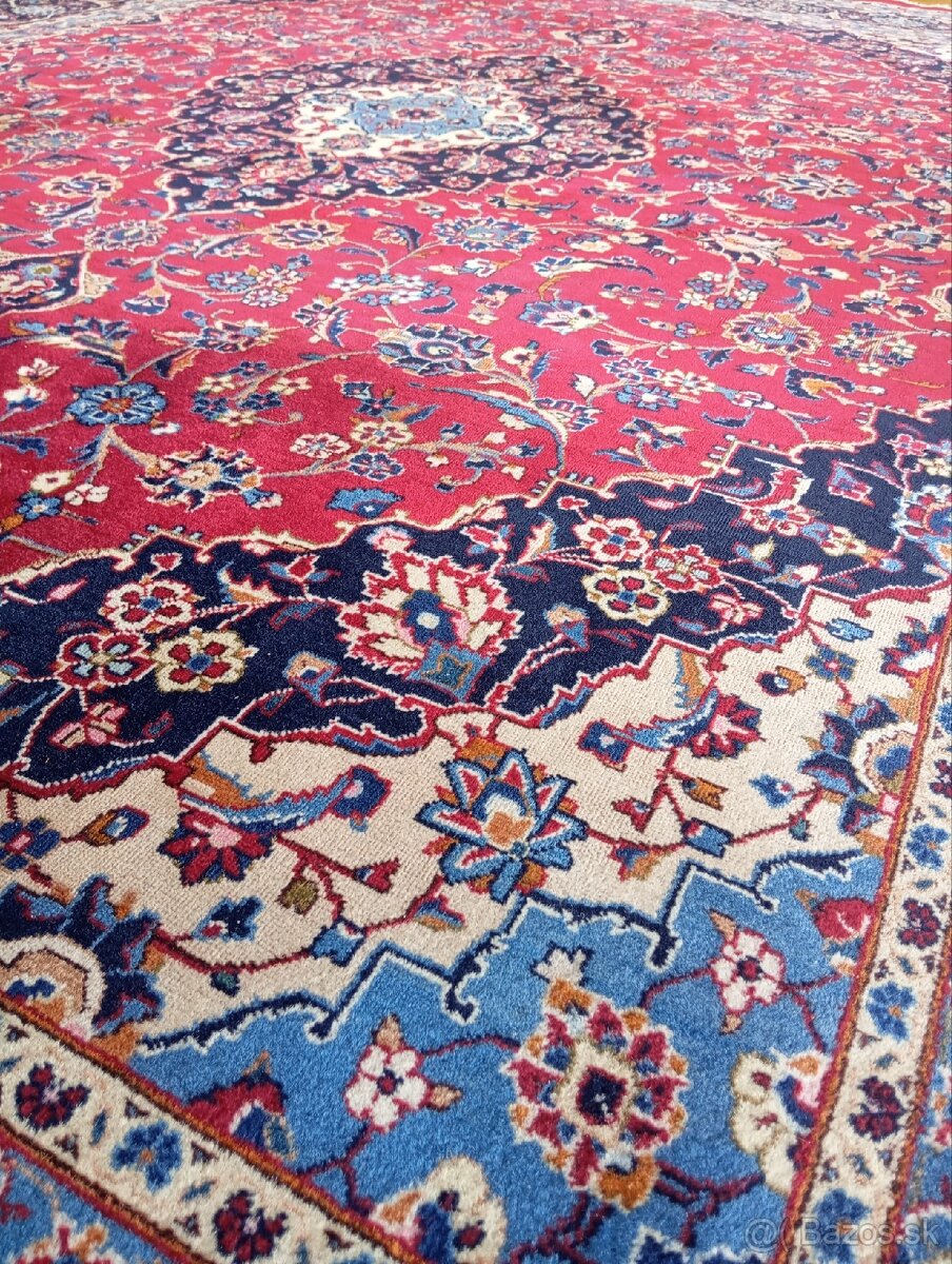 Nádherný hodvábny ručne viazaný KESHAN 350x250 - 10