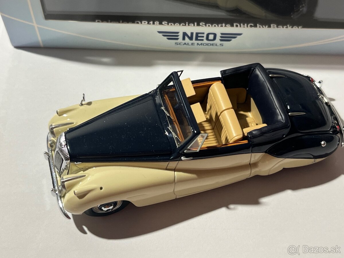 Modely autíčiek mierka 1:43 - 10