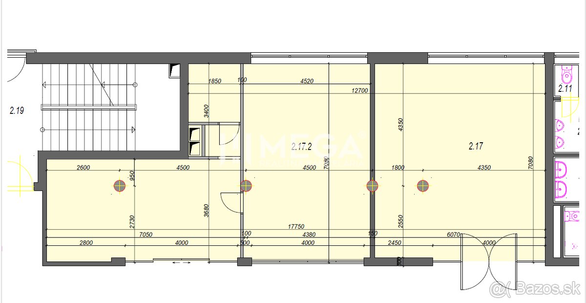 NOVÁ ZNÍŽENÁ CENA NA PRENÁJOM PRIESTOR 108,5 m² v OC Avenue - 10