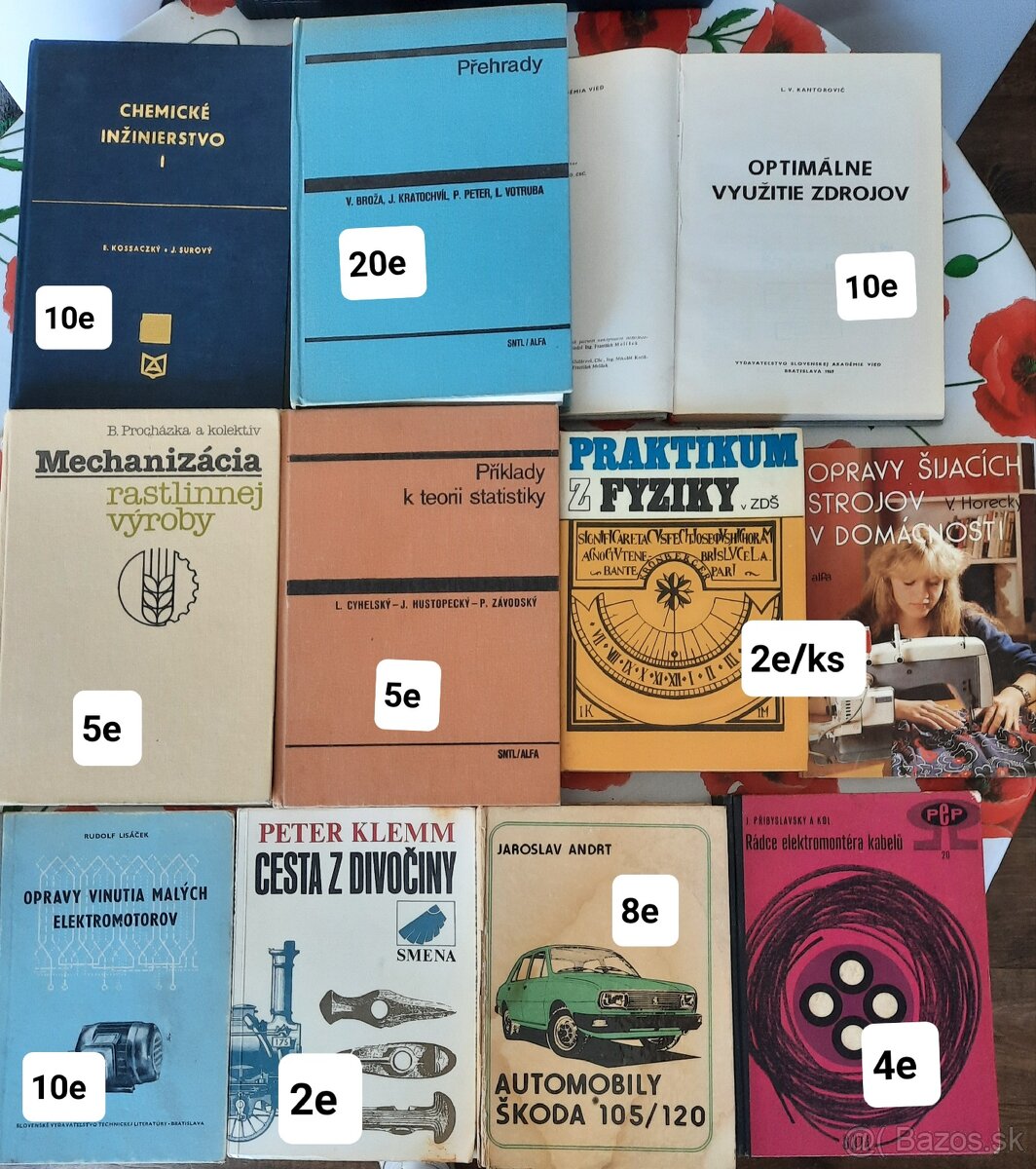 1. Elektrotechnika, strojárstvo, matematika, fyzika, chémia - 10