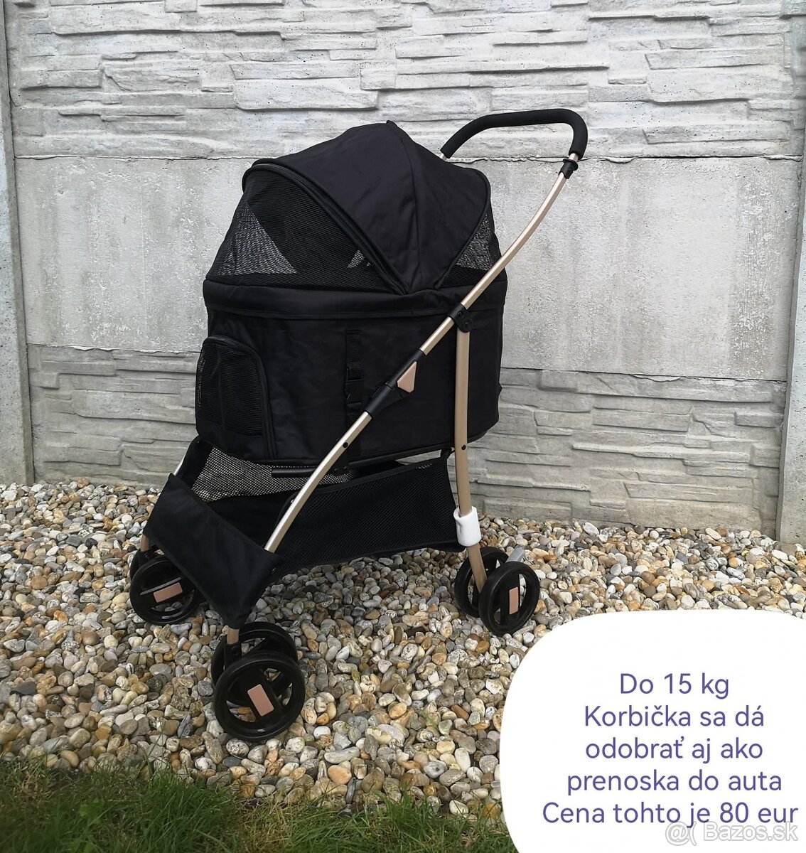 Kočíky pre psy Pawhut - 10