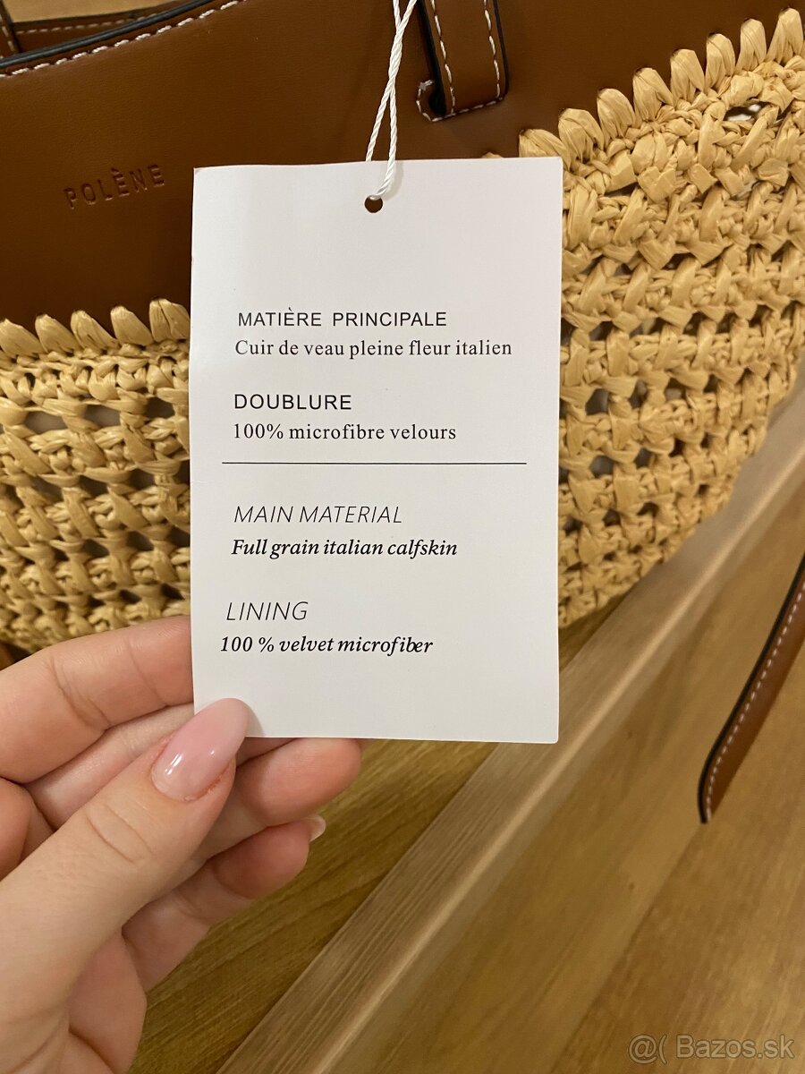 Polene kabelka pruteny košík - 10