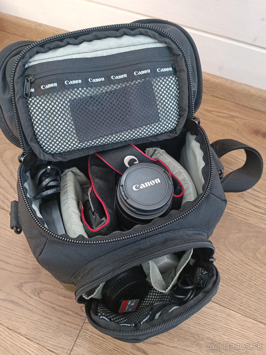 Canon EOS 500D + objektív, príslušenstvo a taška - 10