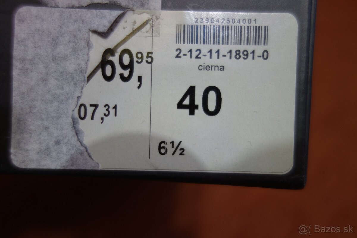 Kožené poltopánky bugatti veľkosť 40 - 10