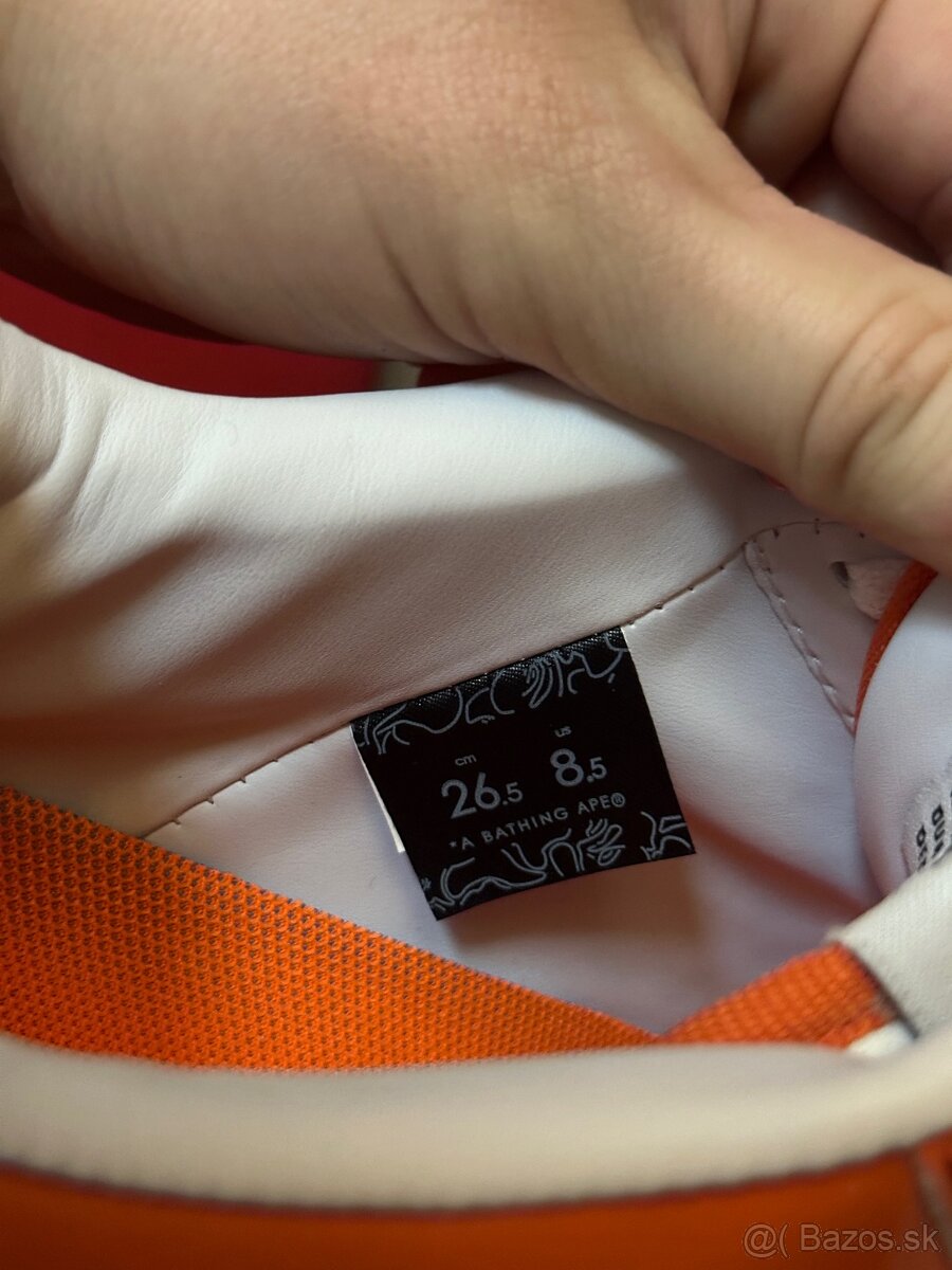 BAPE A Bathing Ape Sta Low Orange (veľkosť 42) - 10