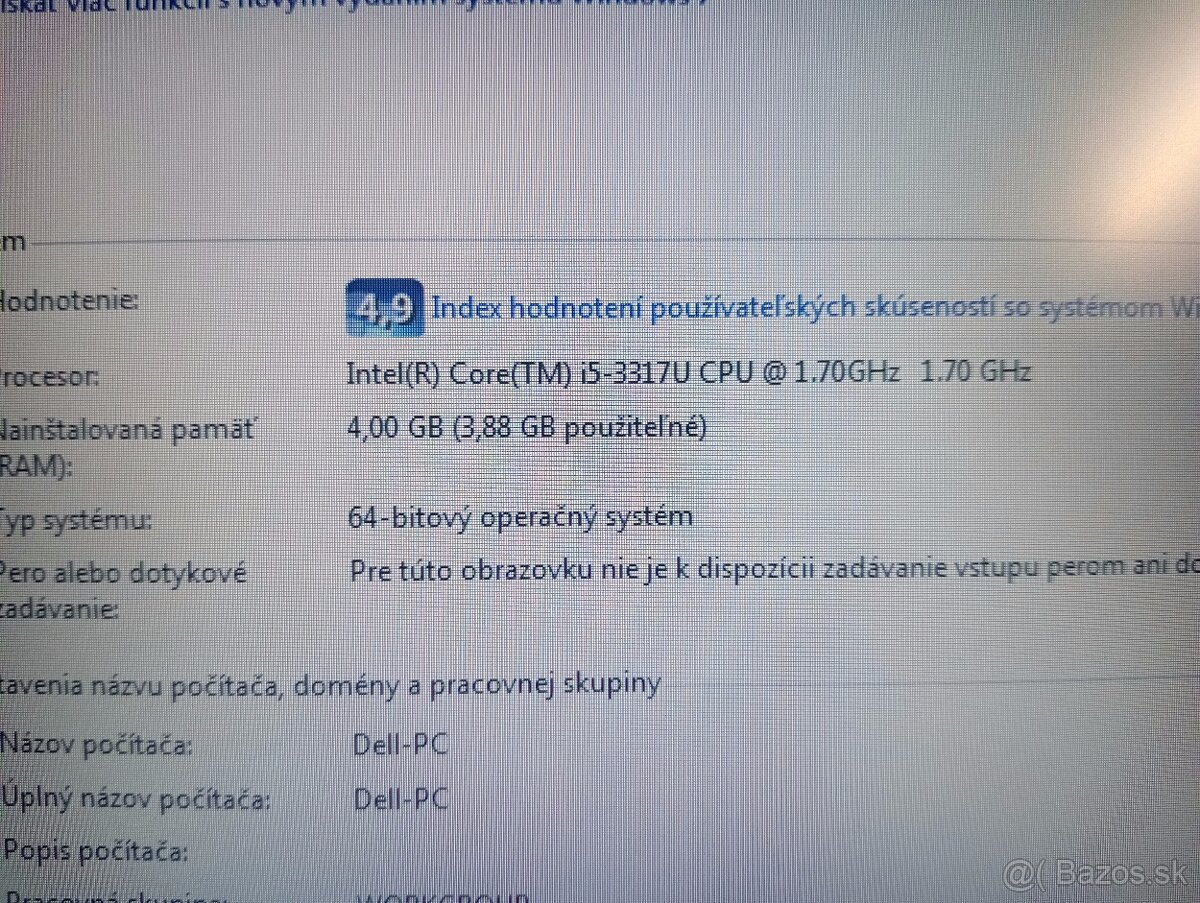 predám na diely notebooky DELL - 10