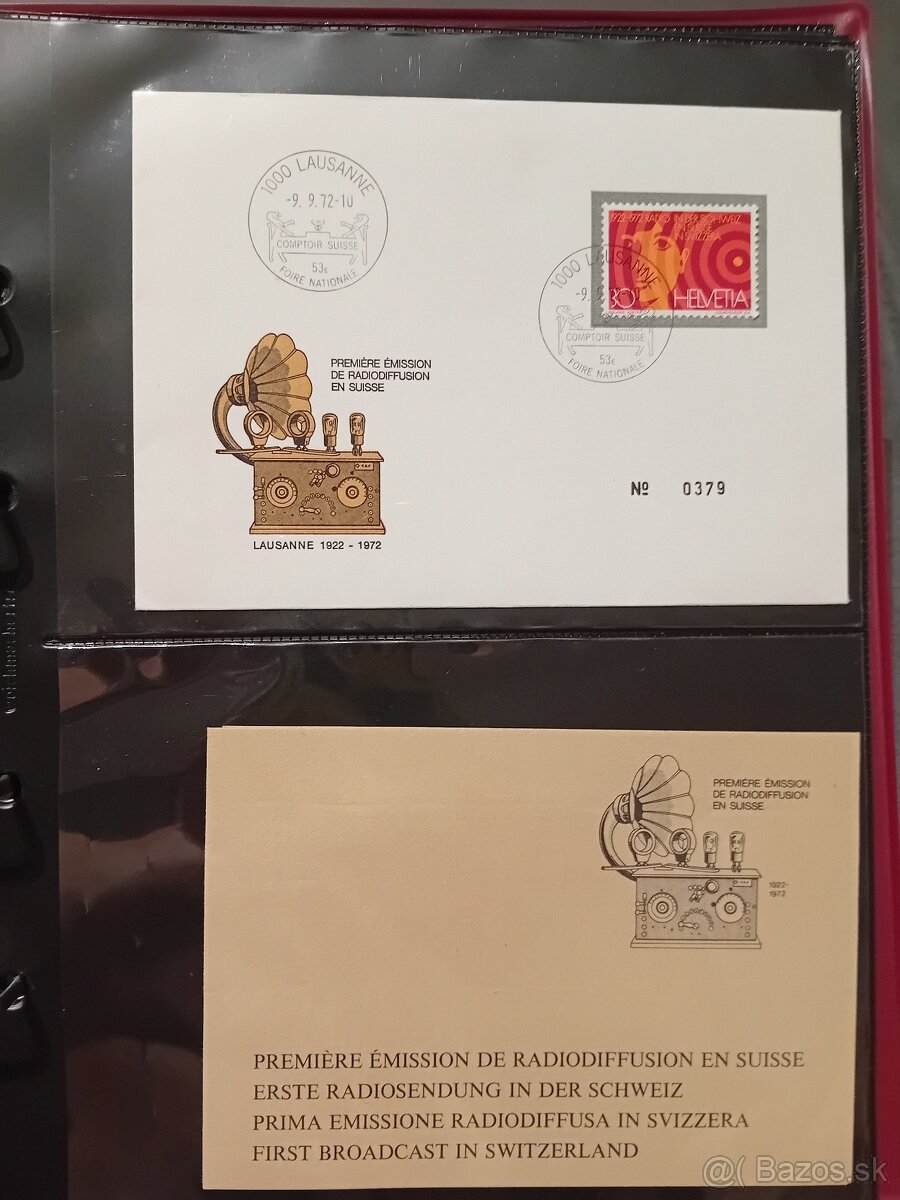 Album Švajčiarsko FDC - 10
