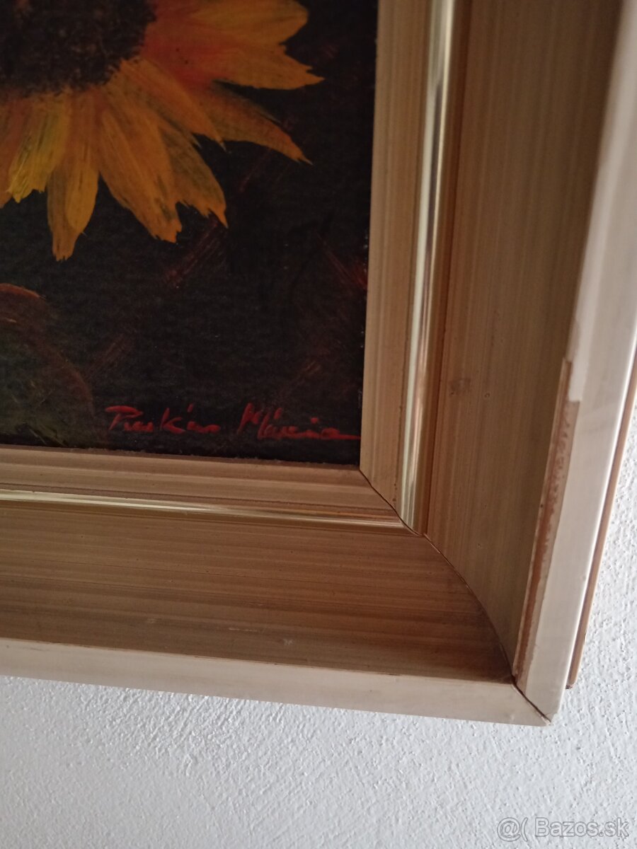 Obrazy, maľované, rám, starožitnosti - 10